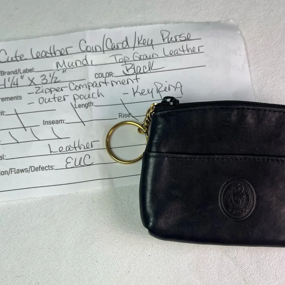Mundi Leather Change Purse 4.24